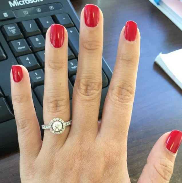 What nail color do you feel compliments your ring the best?