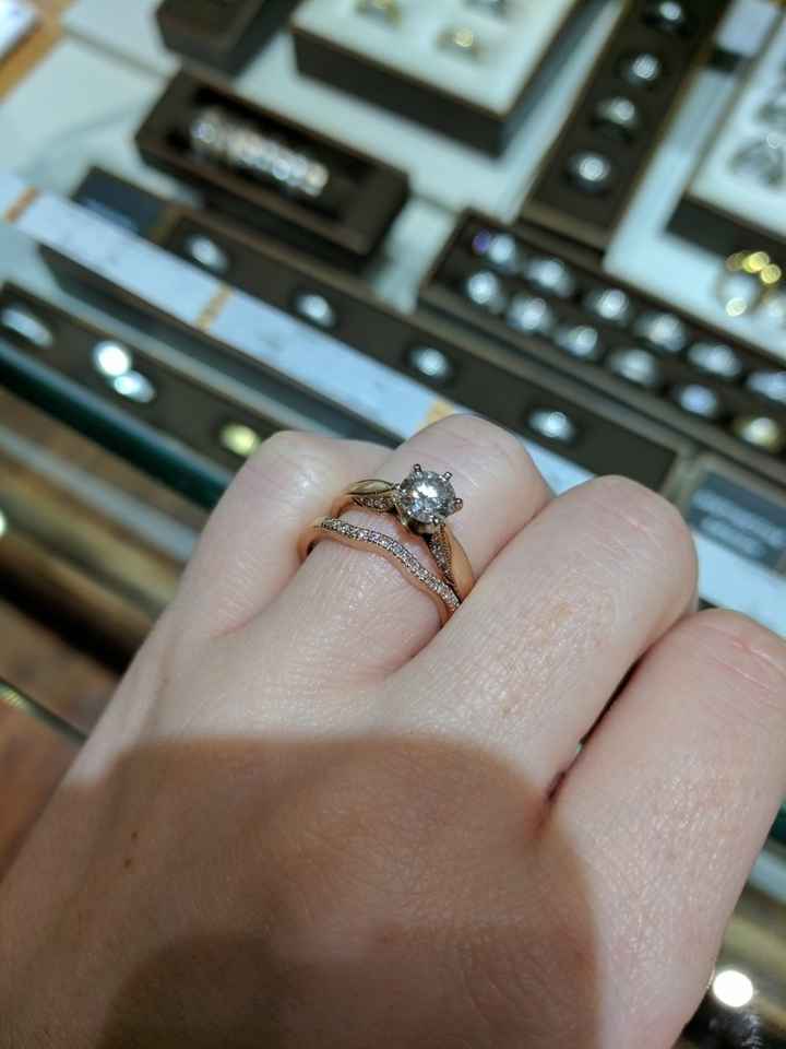 Show me the wedding bands....