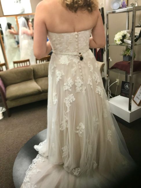 i said yes to the dress today! - 1