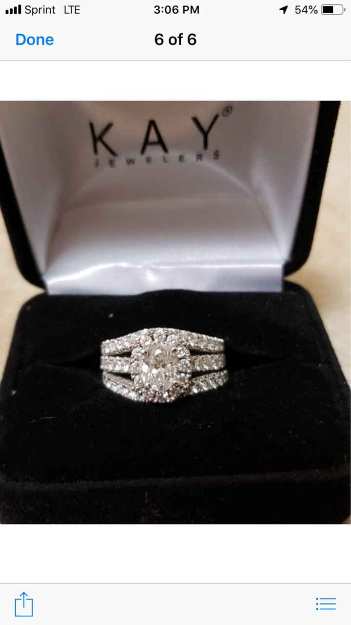 How many carats is your engagement ring? - 1