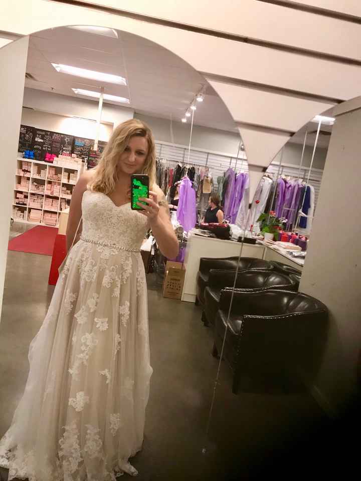 i picked up my dress!!!!! - 1