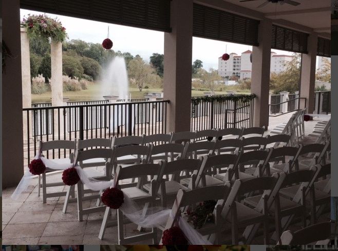 Possible set up for ceremony 