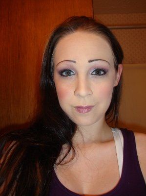 Back to the shiny colors (makeup trial)