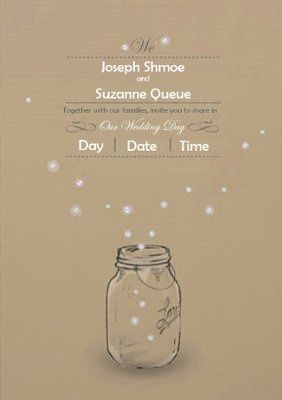 mason jar invites!