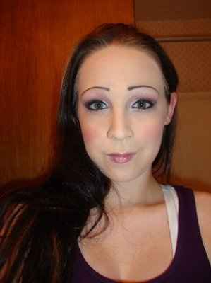 Back to the shiny colors (makeup trial)