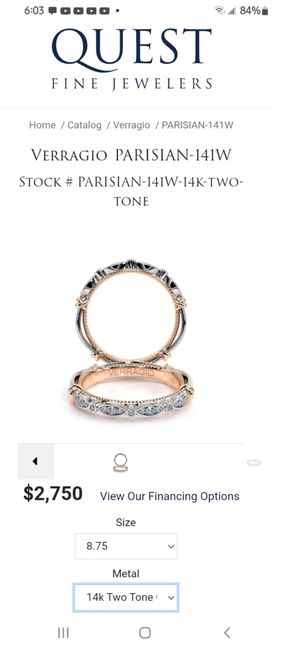 Created the wedding band of my dreams!! 6