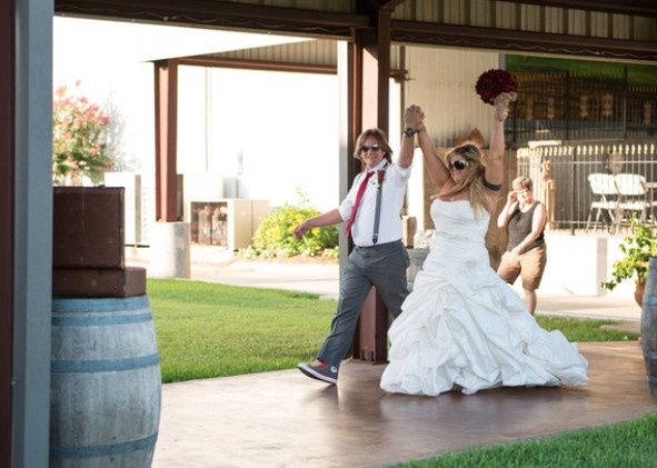We are getting our wedding photos back..