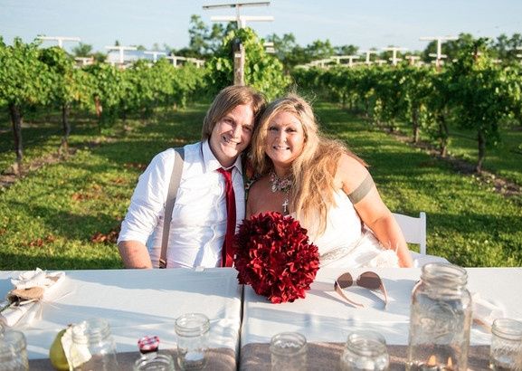 We are getting our wedding photos back..