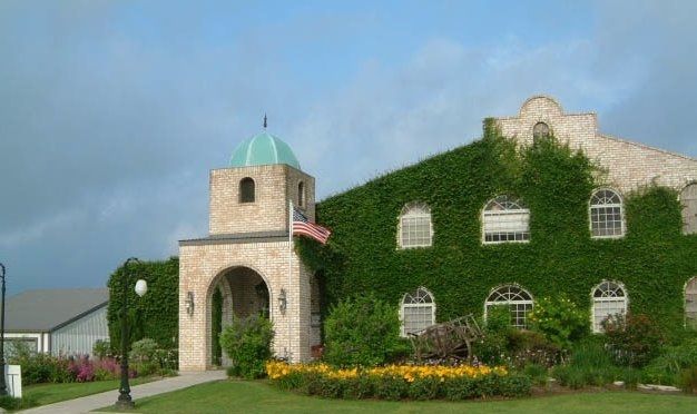 Old historic church for ceremony- vineyard reception!