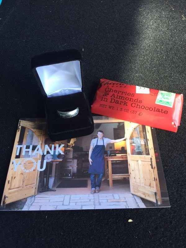 FH's Wedding Band from Etsy Came In Today!