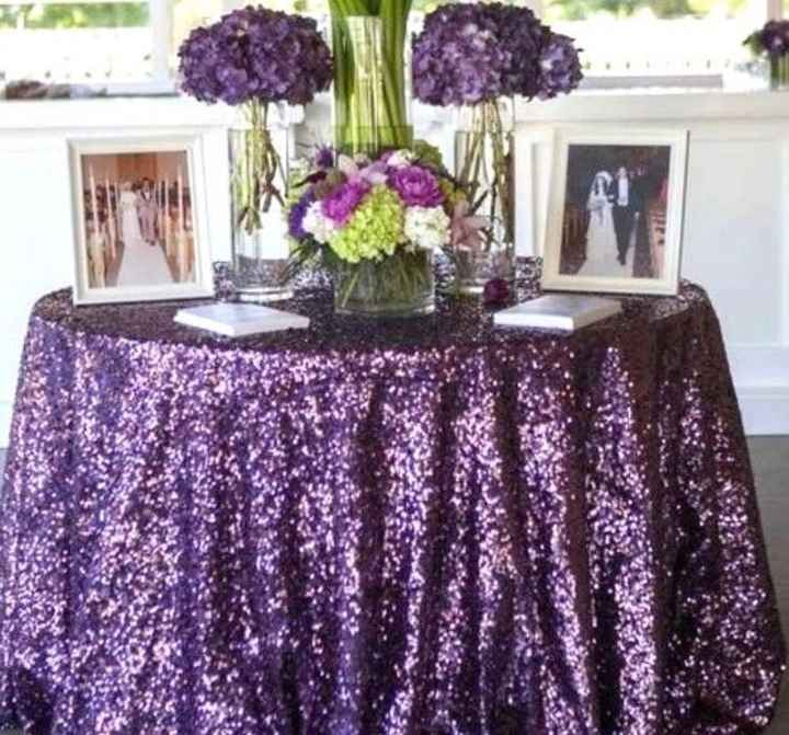 Review because I'm new! (SEQUIN TABLECLOTHS!)