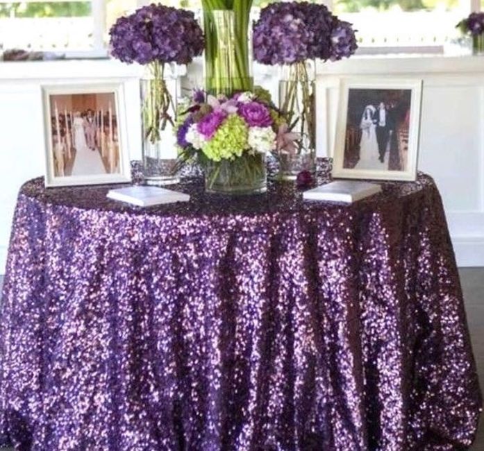 Review because I'm new! (SEQUIN TABLECLOTHS!)