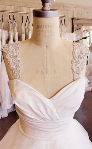 Adding straps to a strapless dress -- how did it turn out?