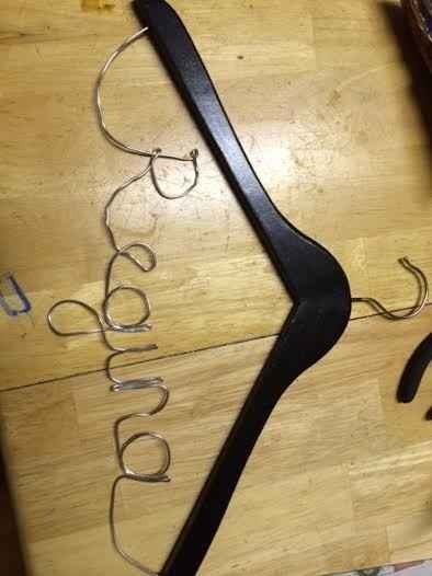 Bridesmaid Wire Hangers... DIY