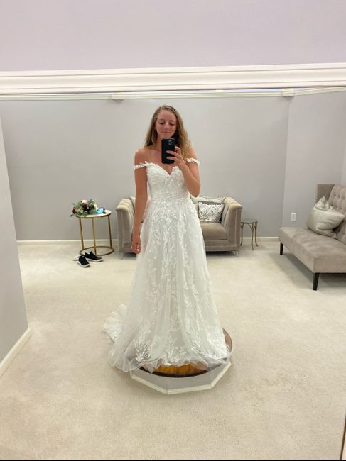 Help! Having second thoughts on my wedding dress color 2