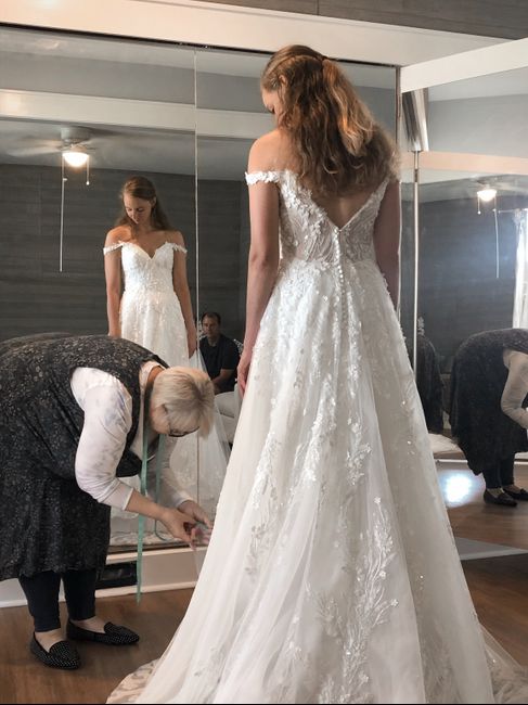 Final dress fitting! Under 20 days! 2