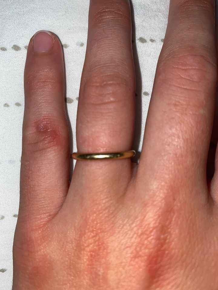 (Pear shaped diamonds) show me your wedding bands - 1