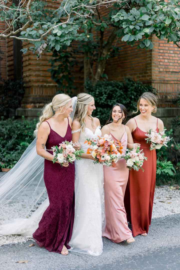 Mixing bridesmaids dresses - 1