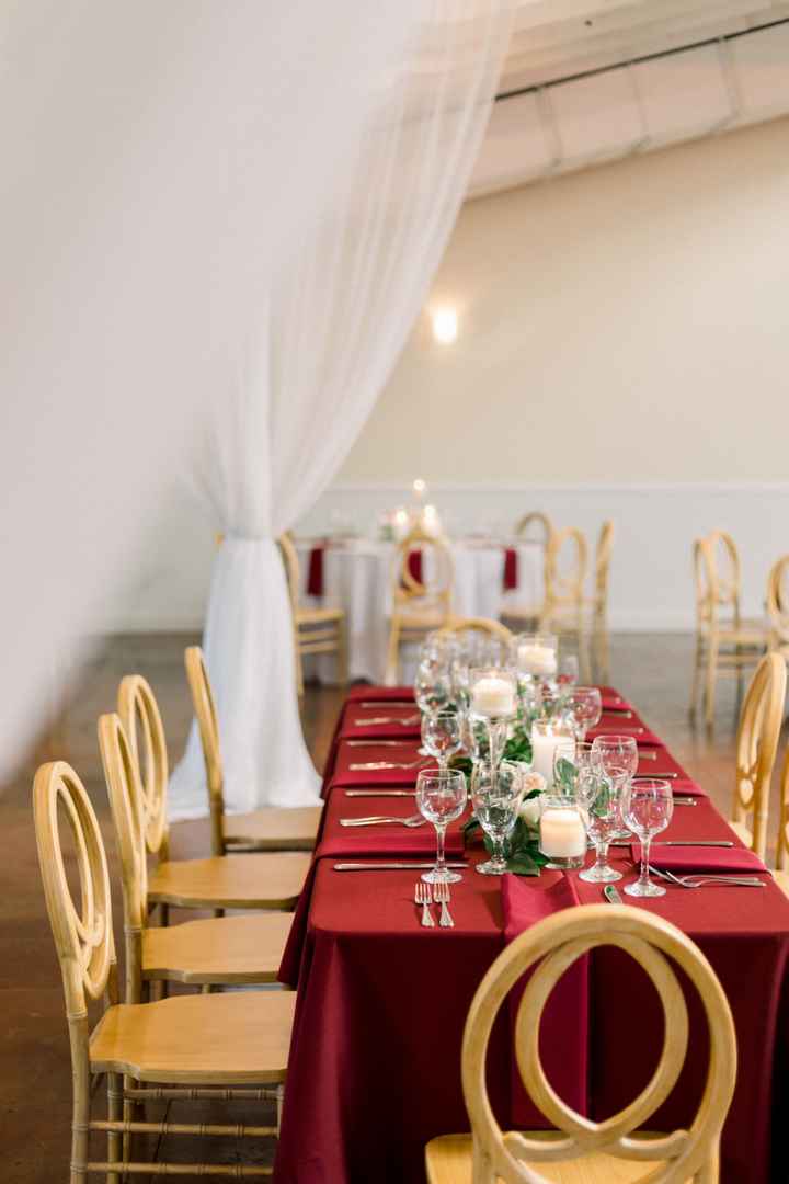 Which tables to choose for reception - 2