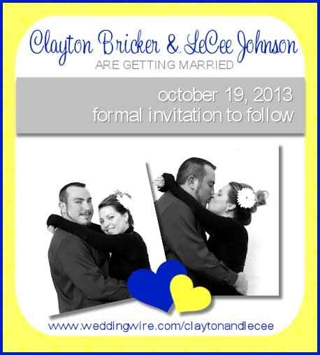 My Save the Dates! What do you think!? :)