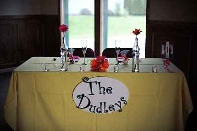 Sweetheart table!