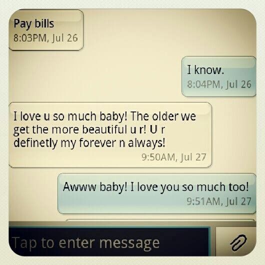 FH says the sweetest things sometimes