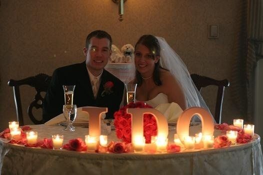 Sweetheart table!