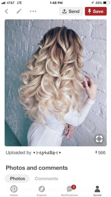 Anyone else wearing their hair down for their wedding? Inspiration Pics... 8