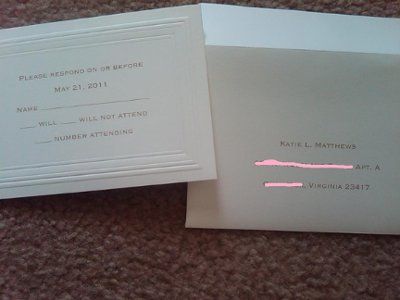 Got my invites!
