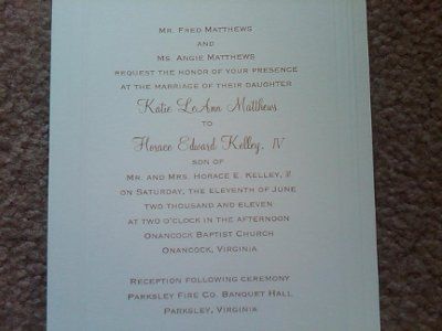 Got my invites!