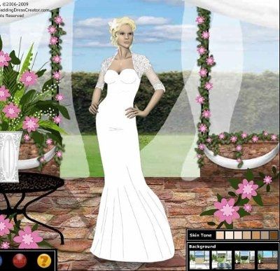 design your own wedding dress :)