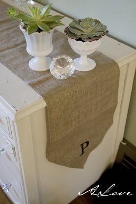 Burlap or just tan fabric?