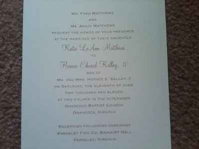 Got my invites!
