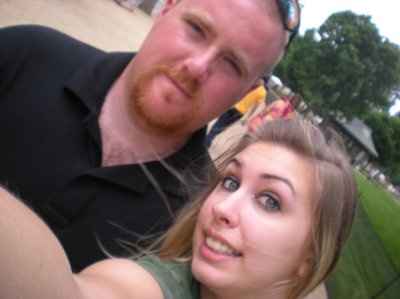 Can my husband smile PLEASE!
