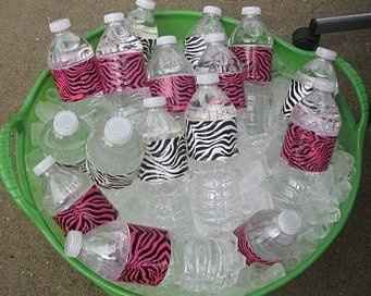 Cute water bottle idea