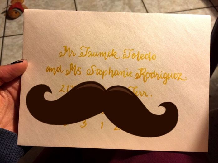 Calligraphy envelopes arrived!!!! **UPDATE*** in comments