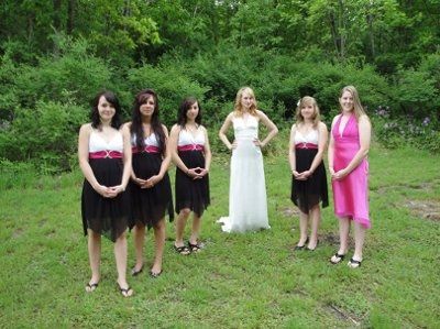 So much for feeling awkward in my dress!