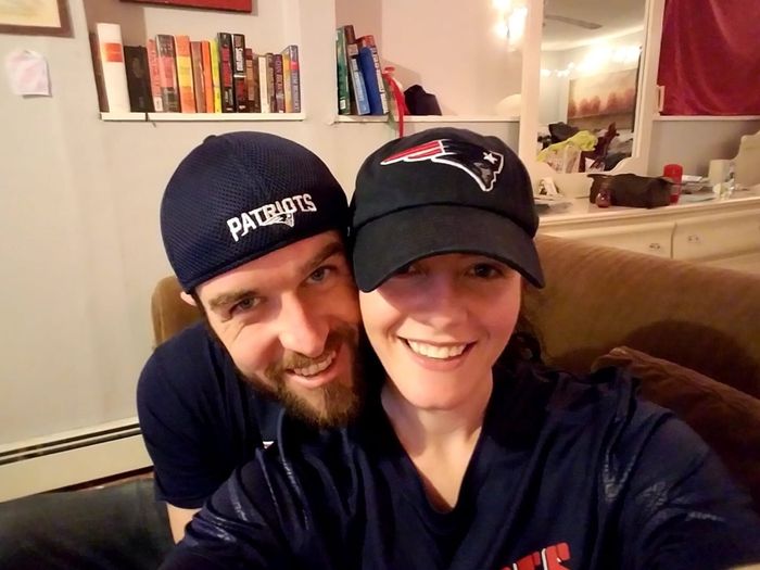 Watching the Super Bowl on his birthday.