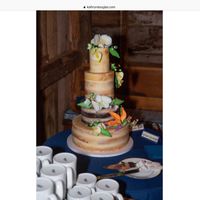 Cake (almond with a layer of gluten free chocolate)