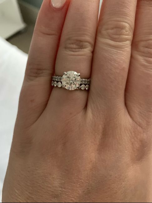 Mismatching wedding band & engagement ring - 1
