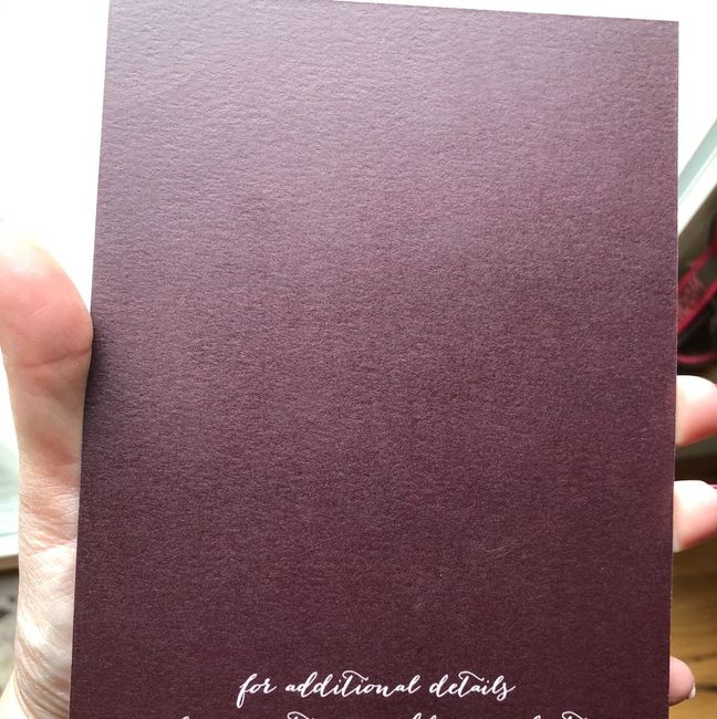 Invitation regret...(enclosure card issue) - 2