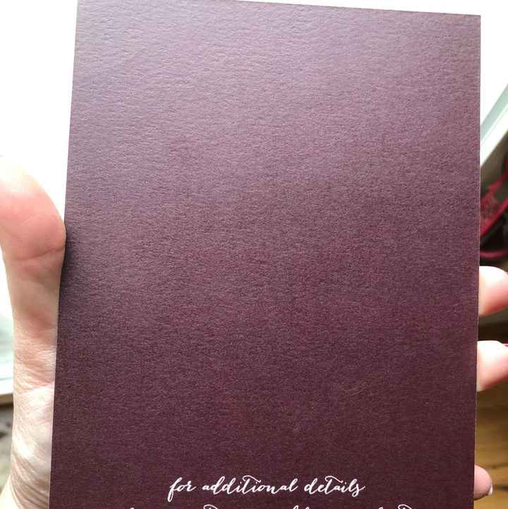 Invitation regret...(enclosure card issue) - 2
