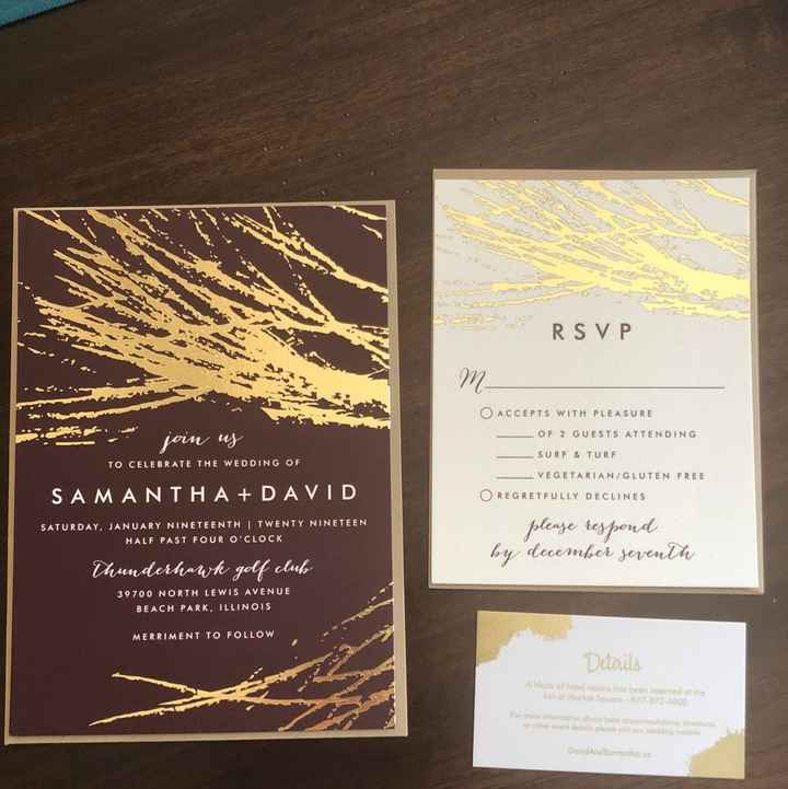 Invitations... finally. - 1