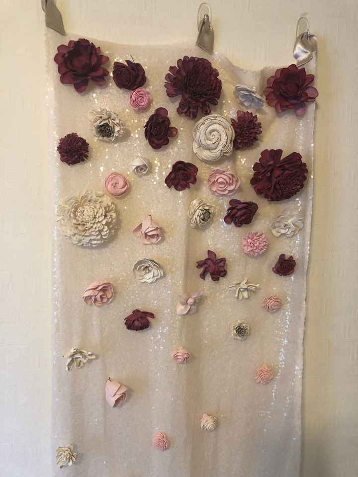 Has anyone made a hanging flower ceremony backdrop? - 2