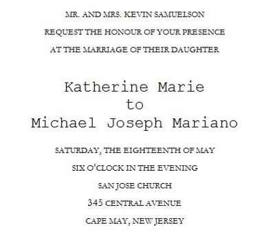 Need help wording the time on my invitations ...