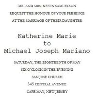 Need help wording the time on my invitations ...