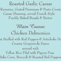 In The Process of Ordering Our Menus...