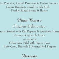 In The Process of Ordering Our Menus...