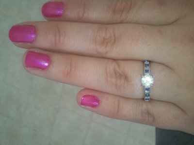 How did he propose & Show off dem raaangs!