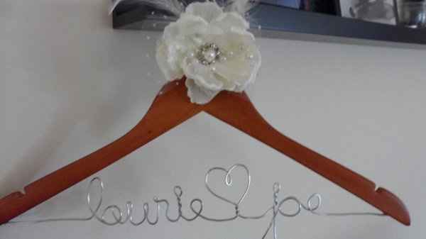 my $5.95 Bridal Hangers
